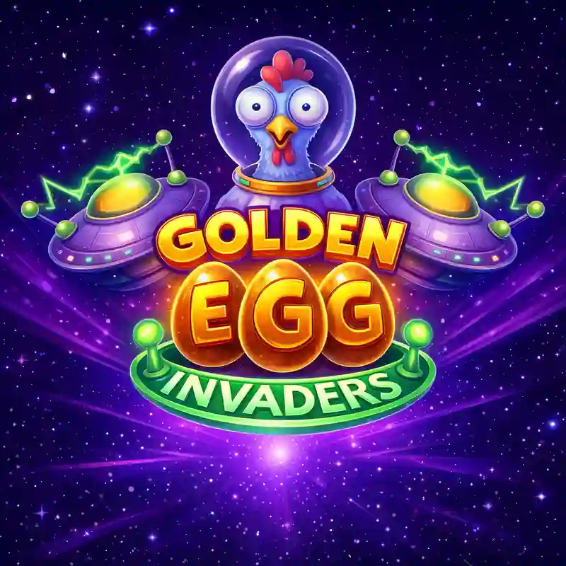 Golden Egg Invaders slot game interface sa Parlay